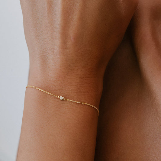 Heart Chain Bracelet
