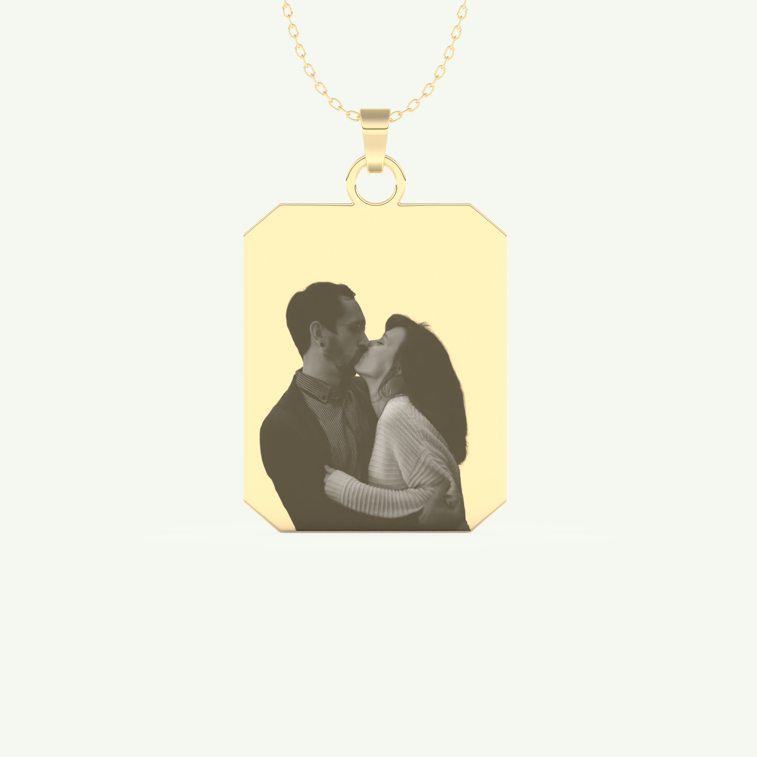 Classic Engravable Pendant Necklace 1