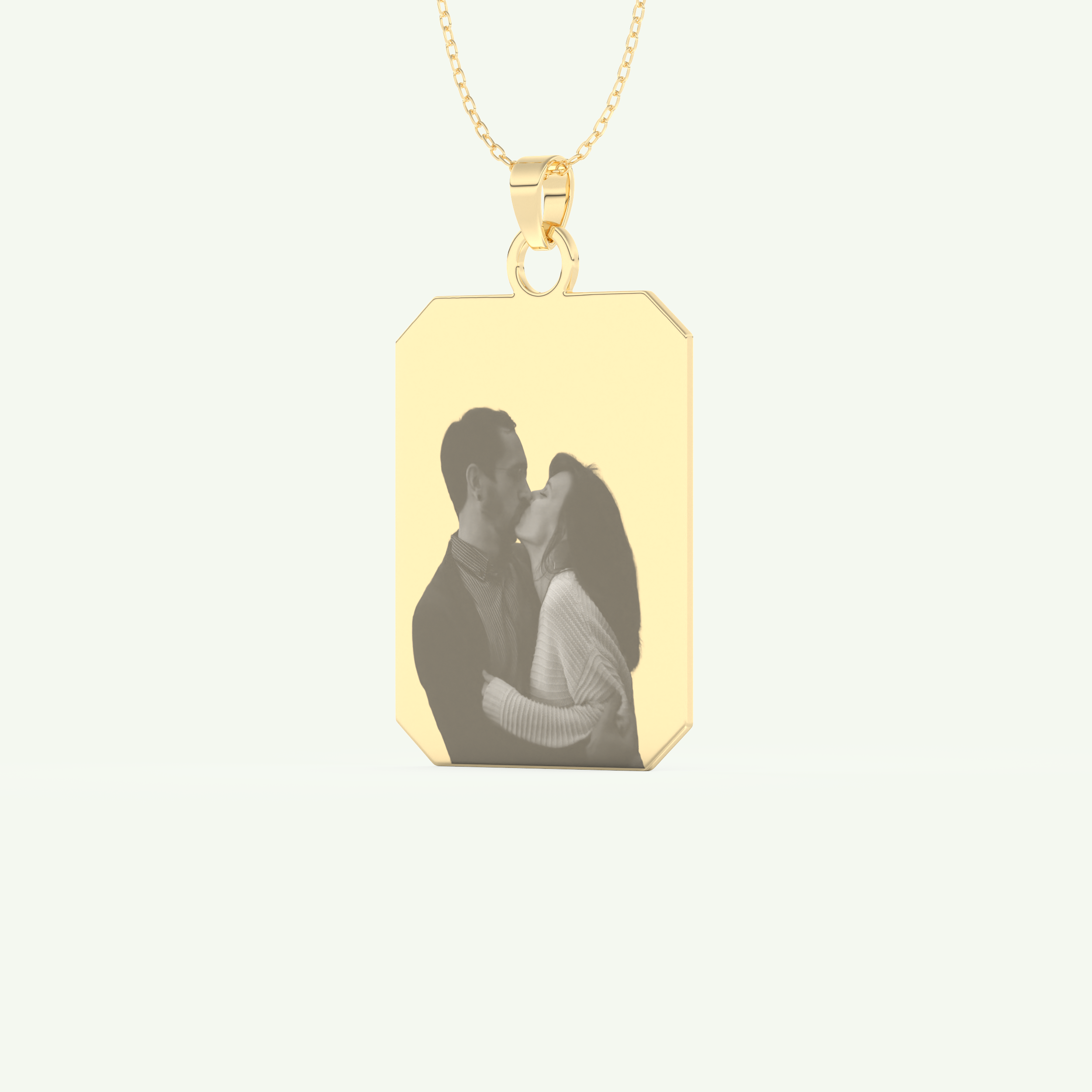Classic Engravable Pendant Necklace 2