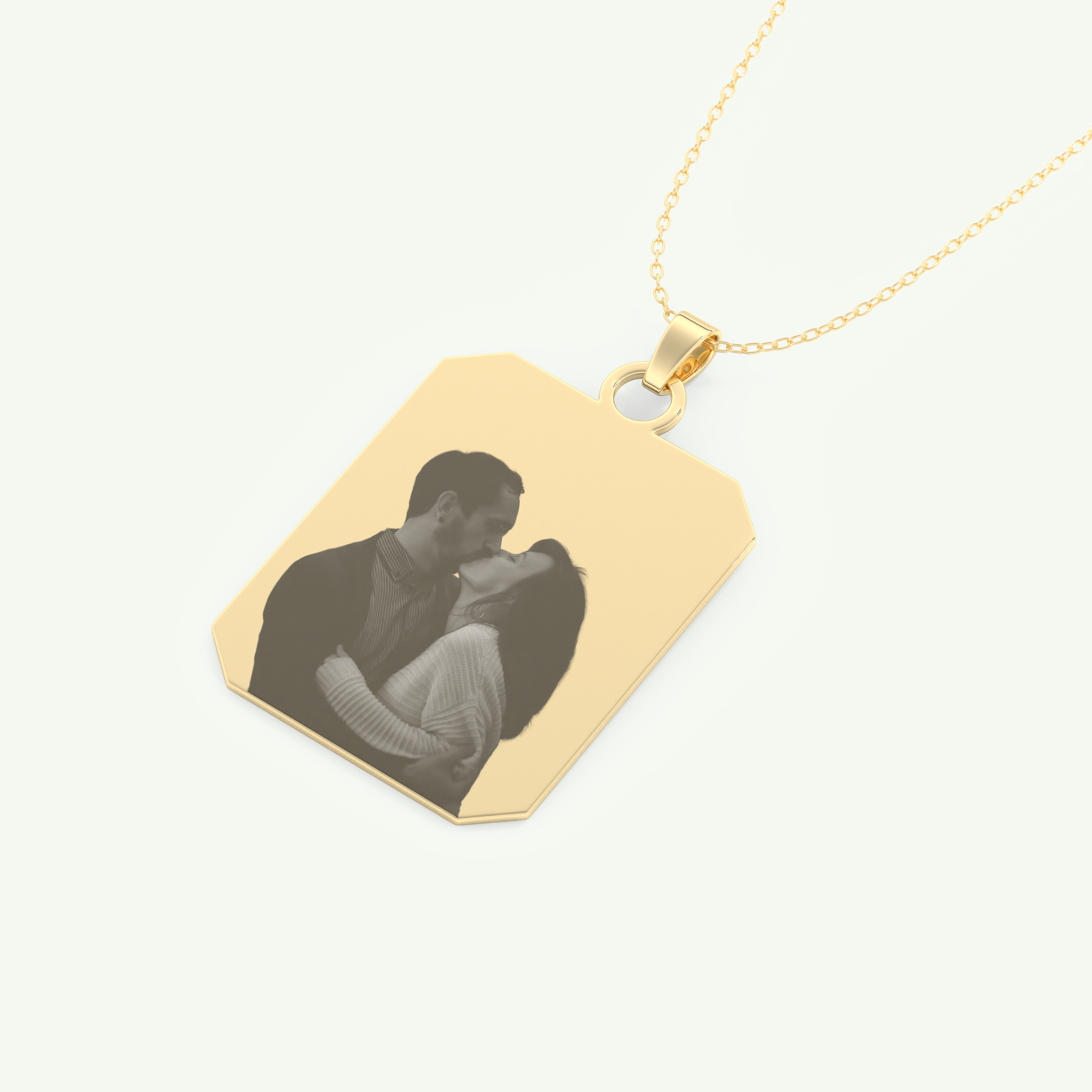 Classic Engravable Pendant Necklace 5