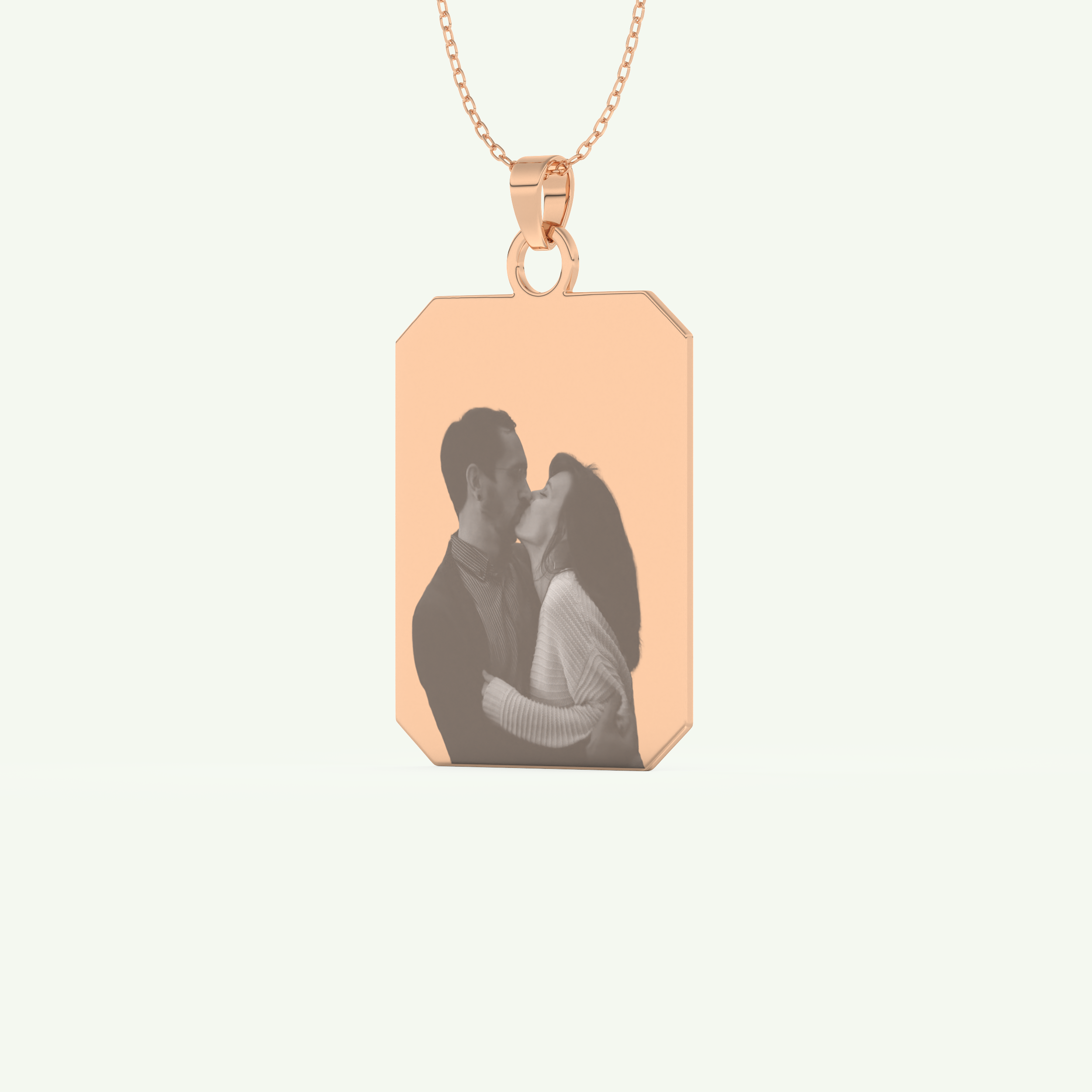Classic Engravable Pendant Necklace 7