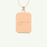 Classic Engravable Pendant Necklace 9