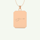 Classic Engravable Pendant Necklace 9