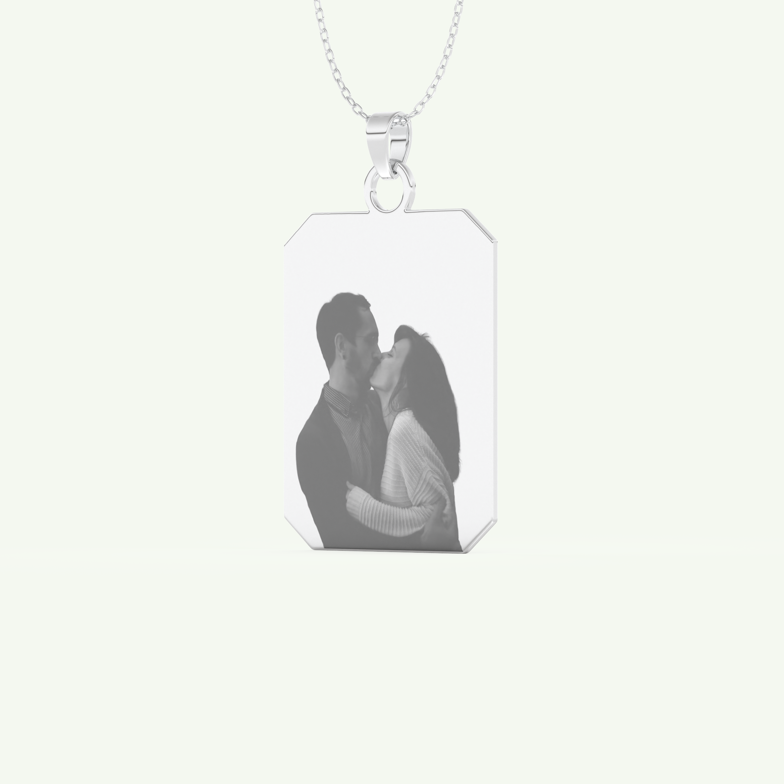 Classic Engravable Pendant Necklace 12