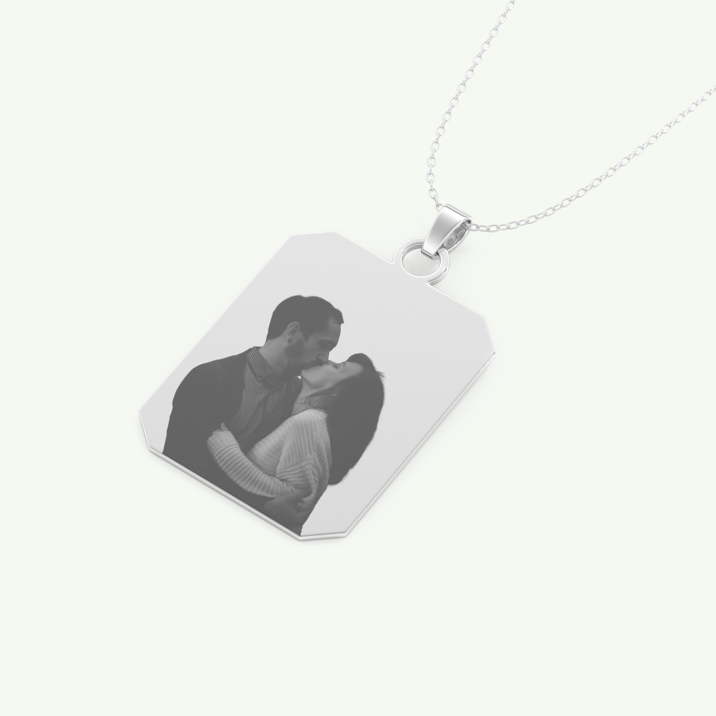 Classic Engravable Pendant Necklace 15