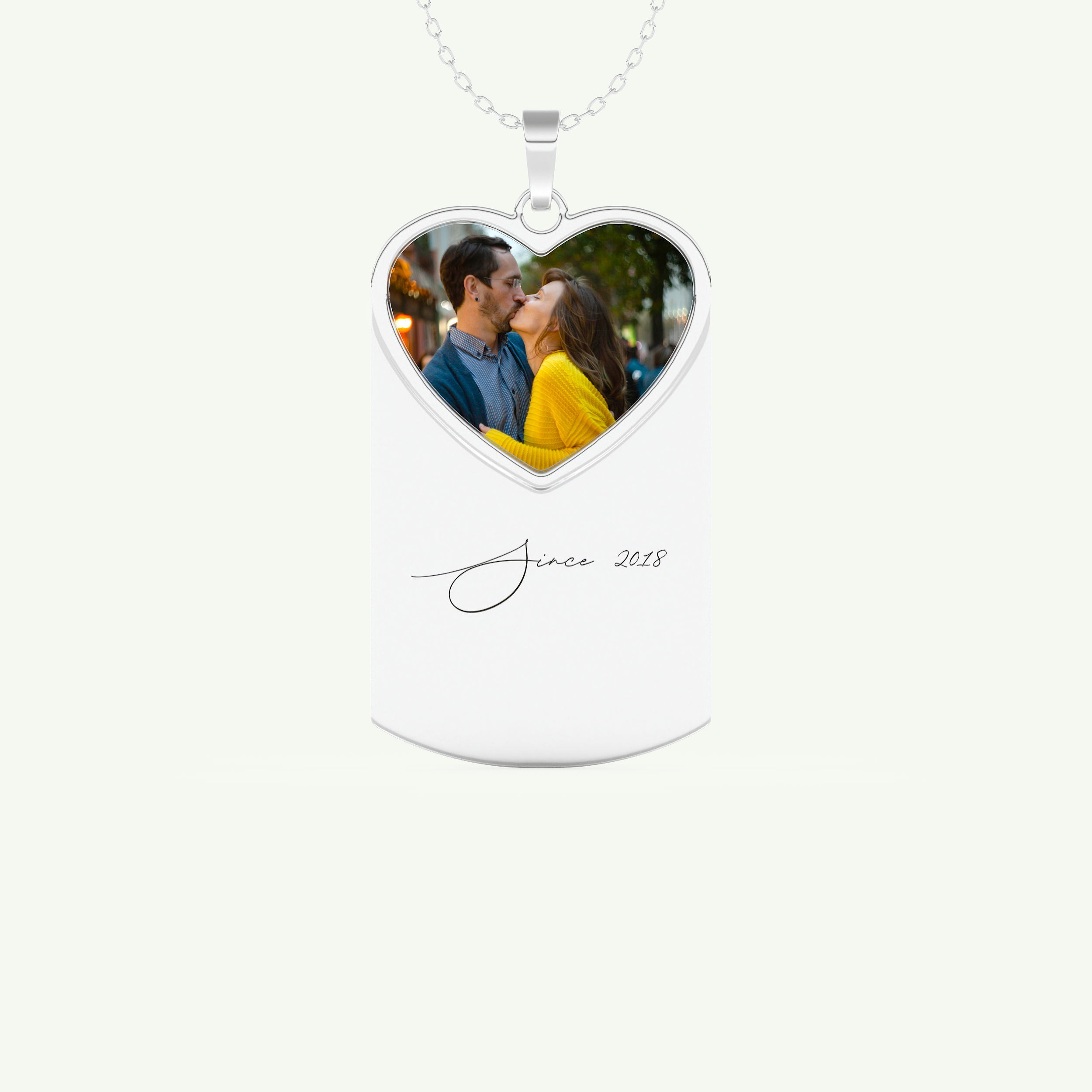 Classic Engravable Pendant Necklace 11