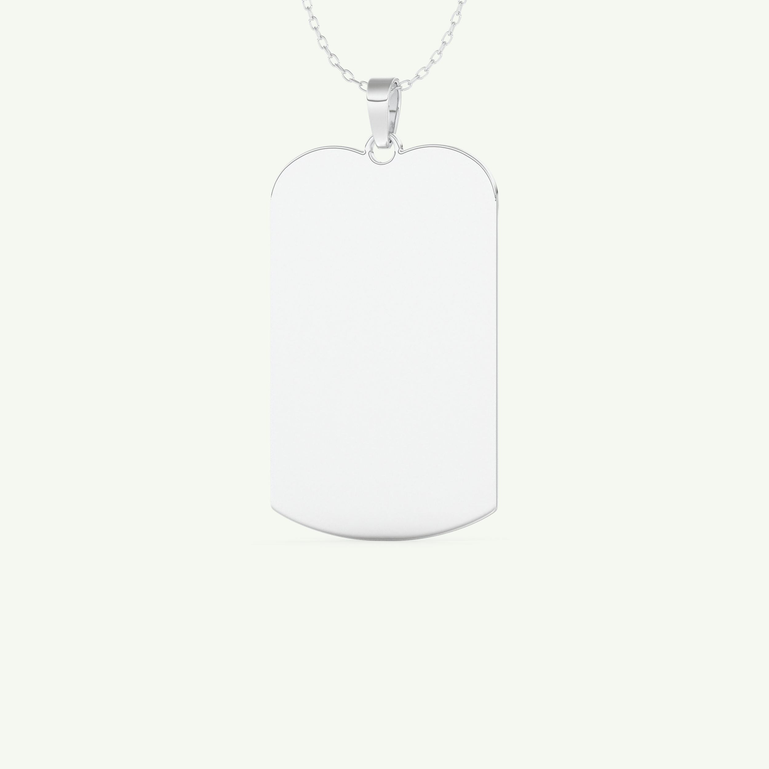 Classic Engravable Pendant Necklace 14