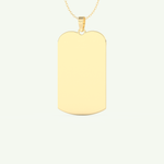 Classic Engravable Pendant Necklace 4