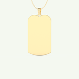 Classic Engravable Pendant Necklace 4