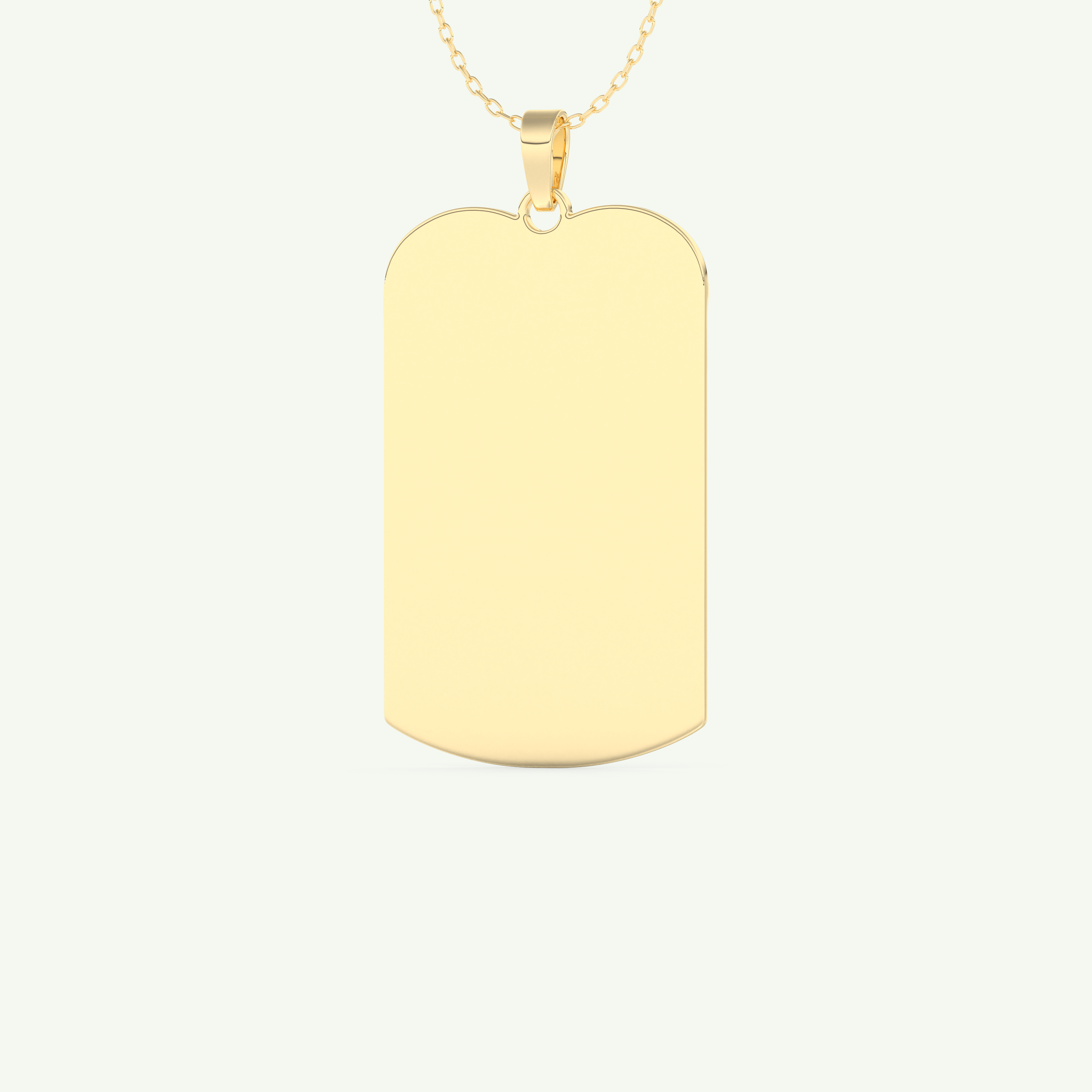 Classic Engravable Pendant Necklace 4