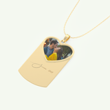 Classic Engravable Pendant Necklace 5