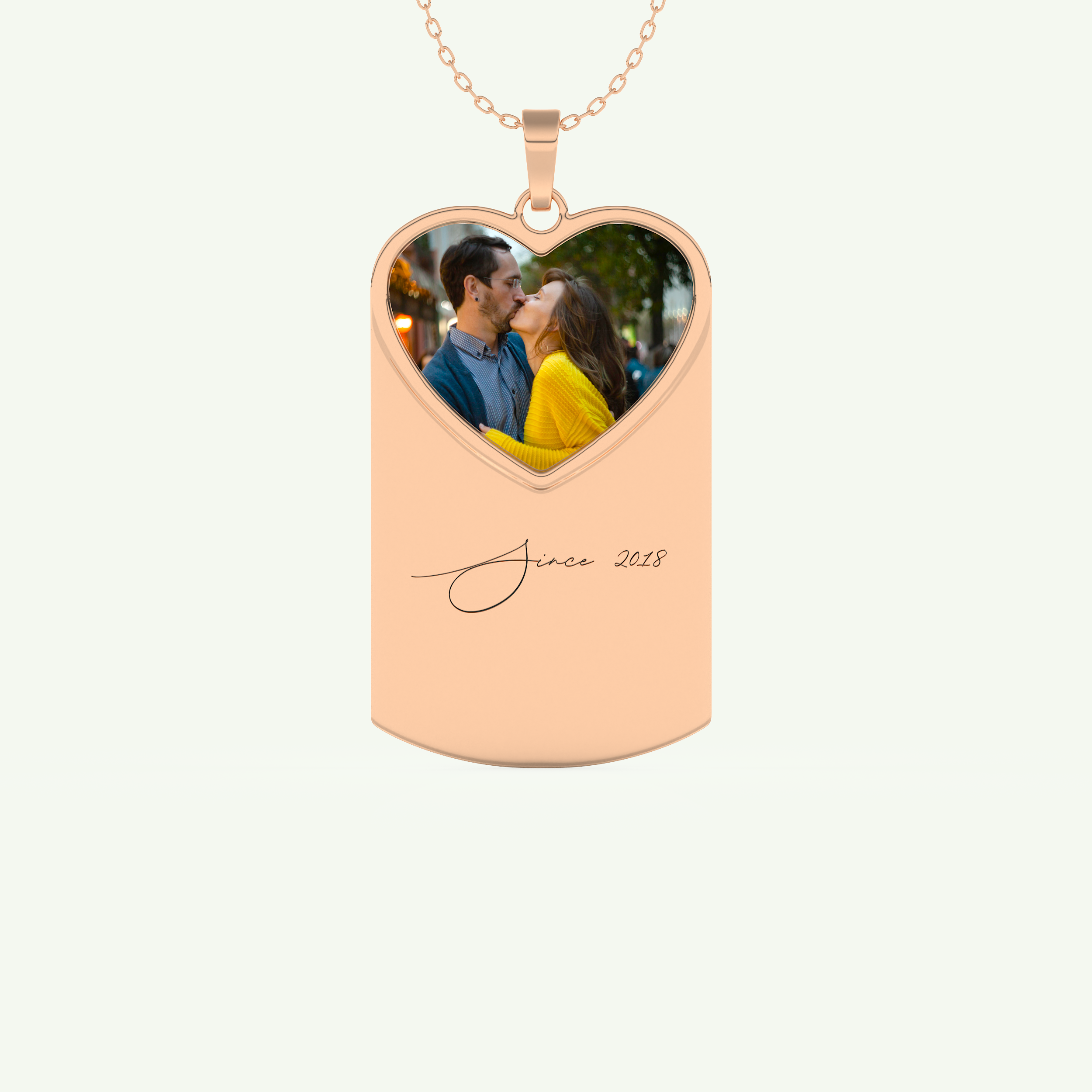 Classic Engravable Pendant Necklace 6