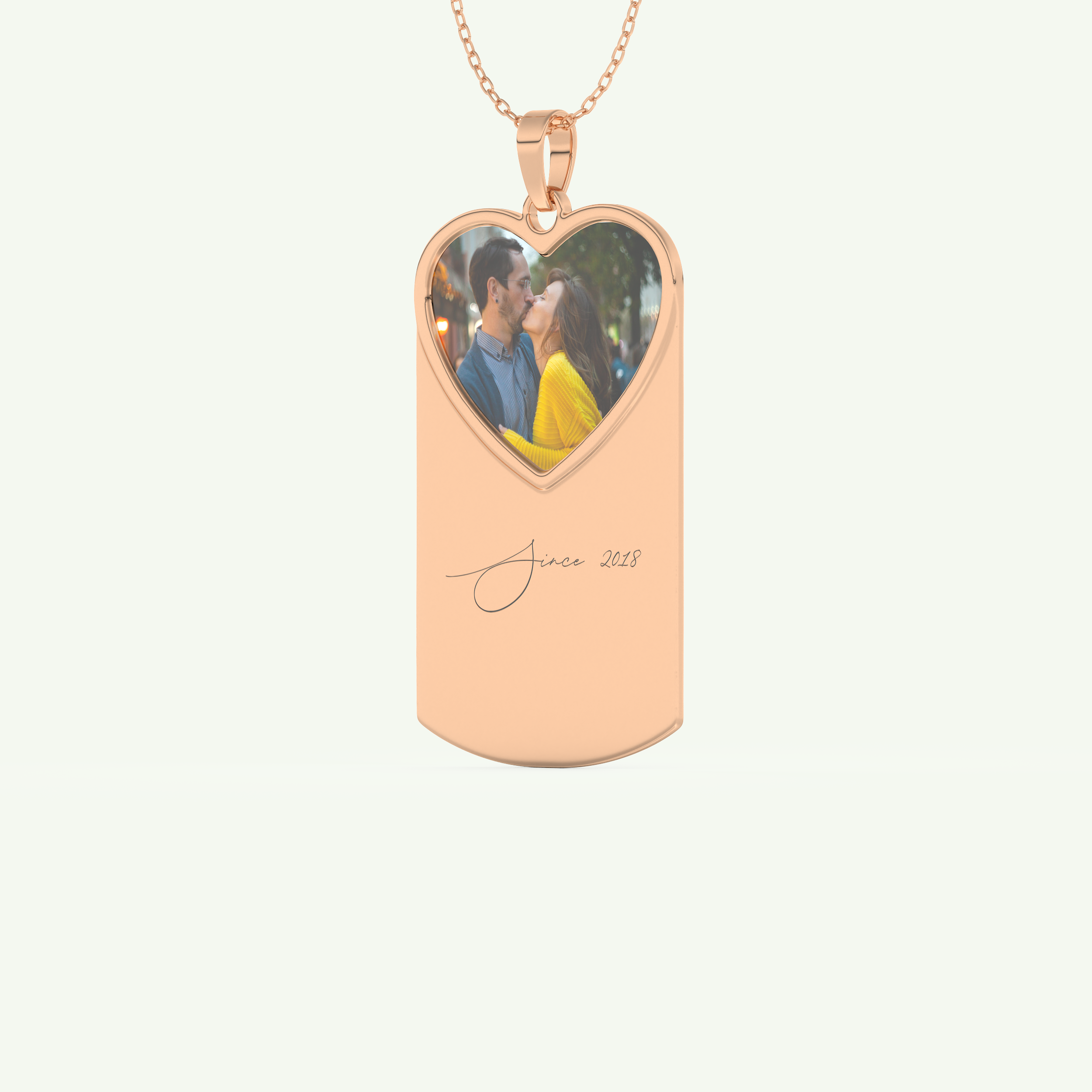 Classic Engravable Pendant Necklace 7