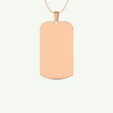 Classic Engravable Pendant Necklace 9
