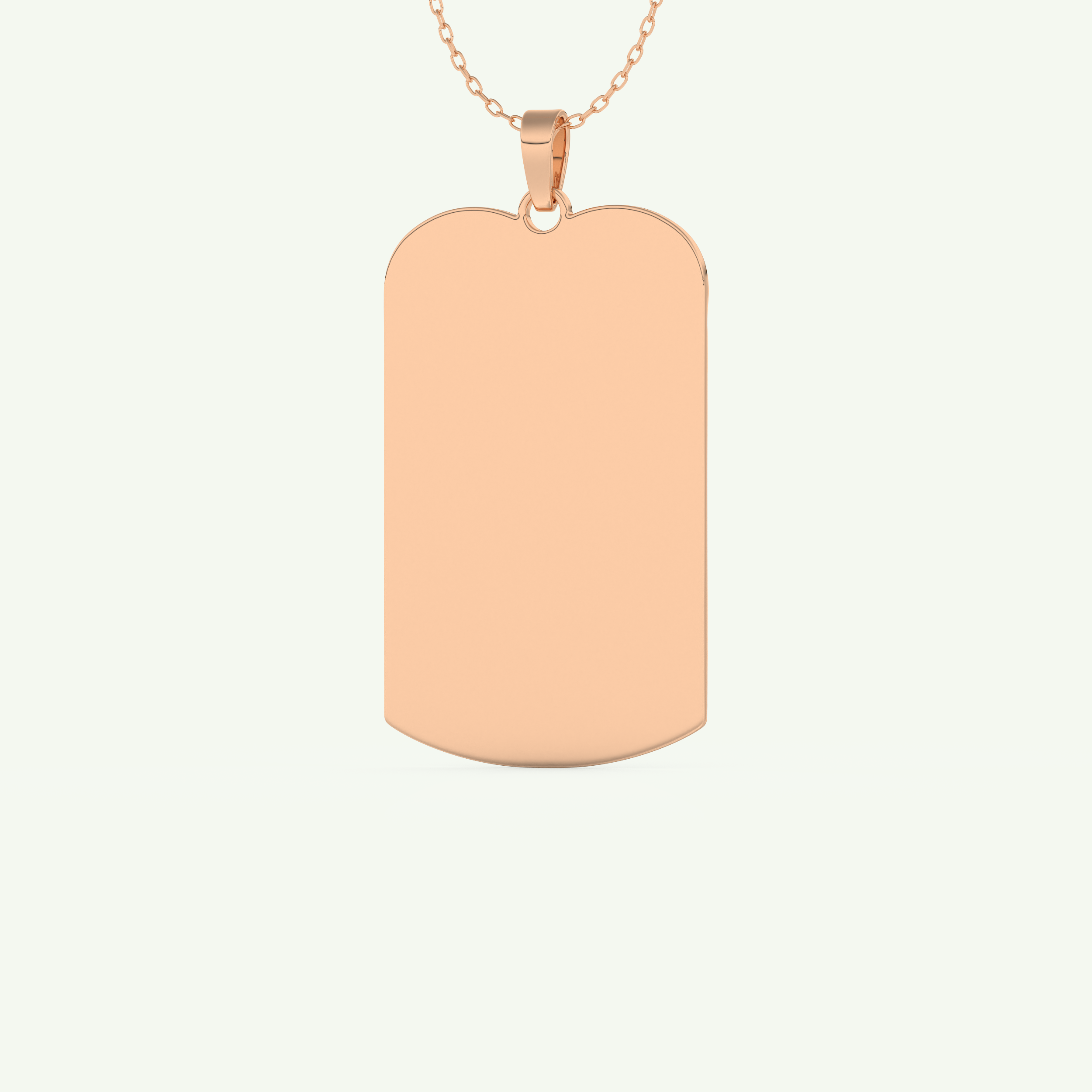 Classic Engravable Pendant Necklace 9