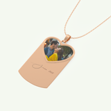 Classic Engravable Pendant Necklace 10