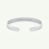 Sleek Custom Engravable Bangle Bracelet 7