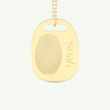 Classic Engravable Pendant Necklace 1