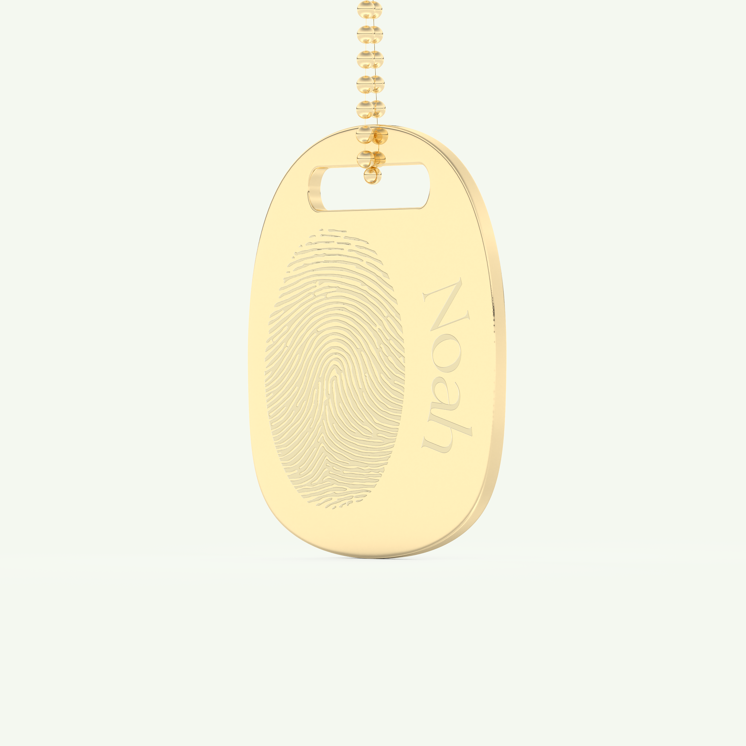 Classic Engravable Pendant Necklace 2