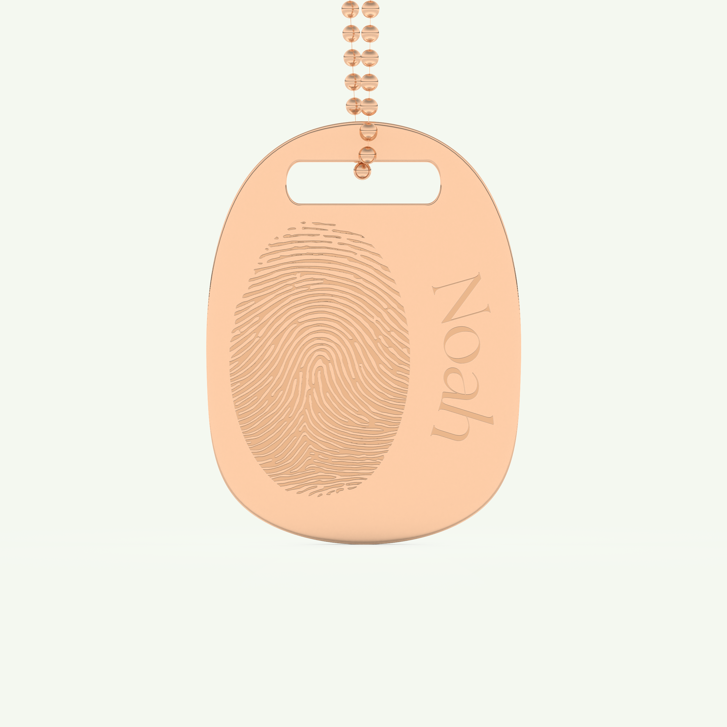 Classic Engravable Pendant Necklace 6