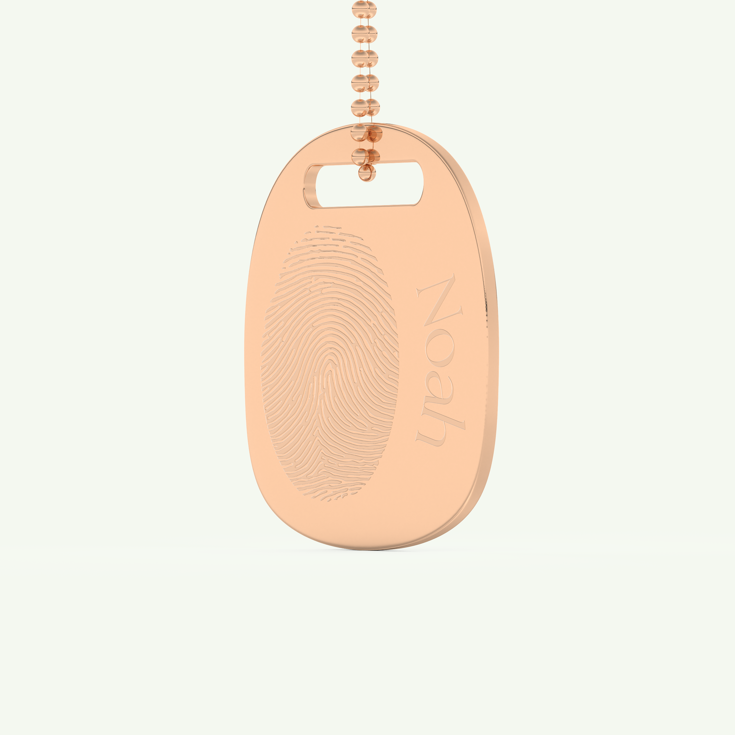 Classic Engravable Pendant Necklace 7