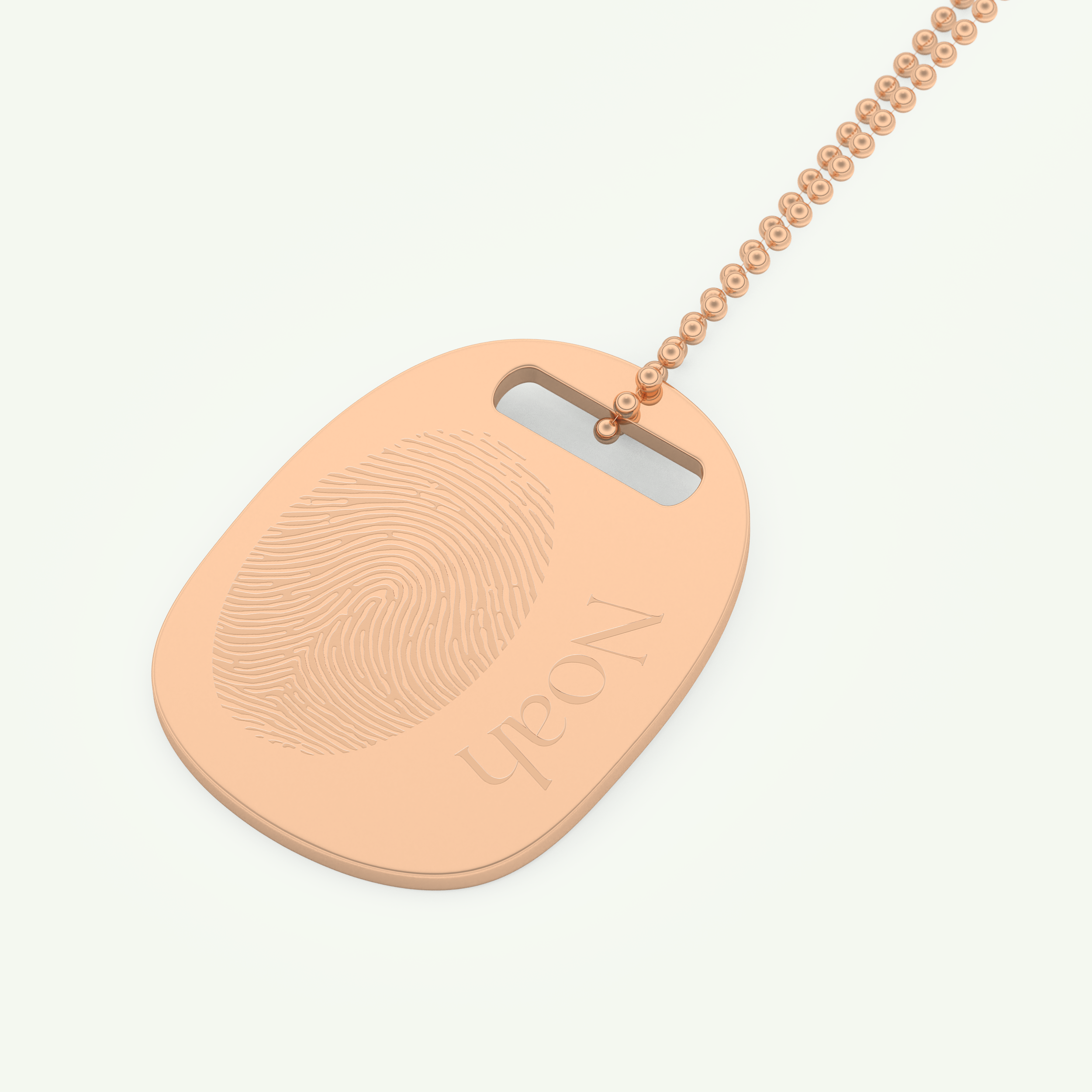 Classic Engravable Pendant Necklace 10