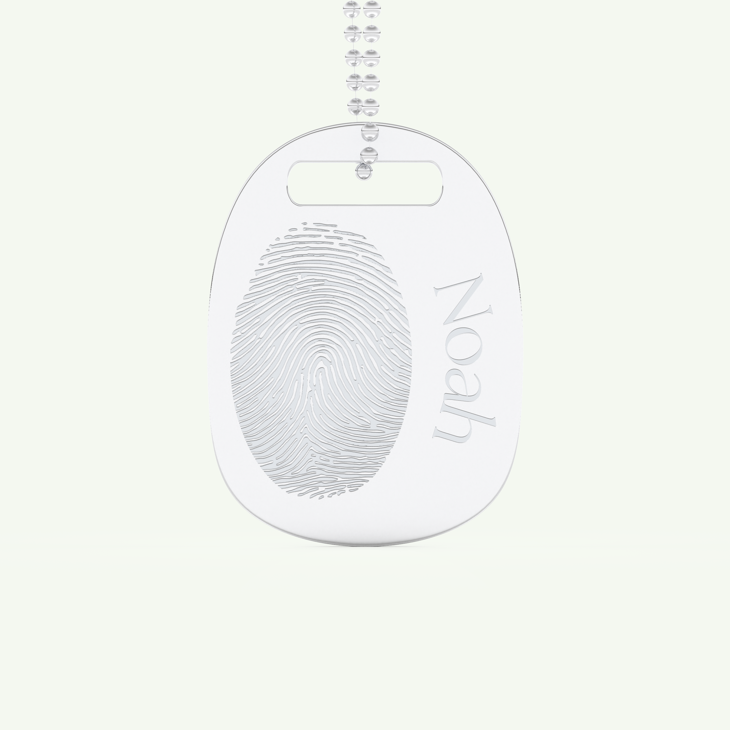 Classic Engravable Pendant Necklace 11