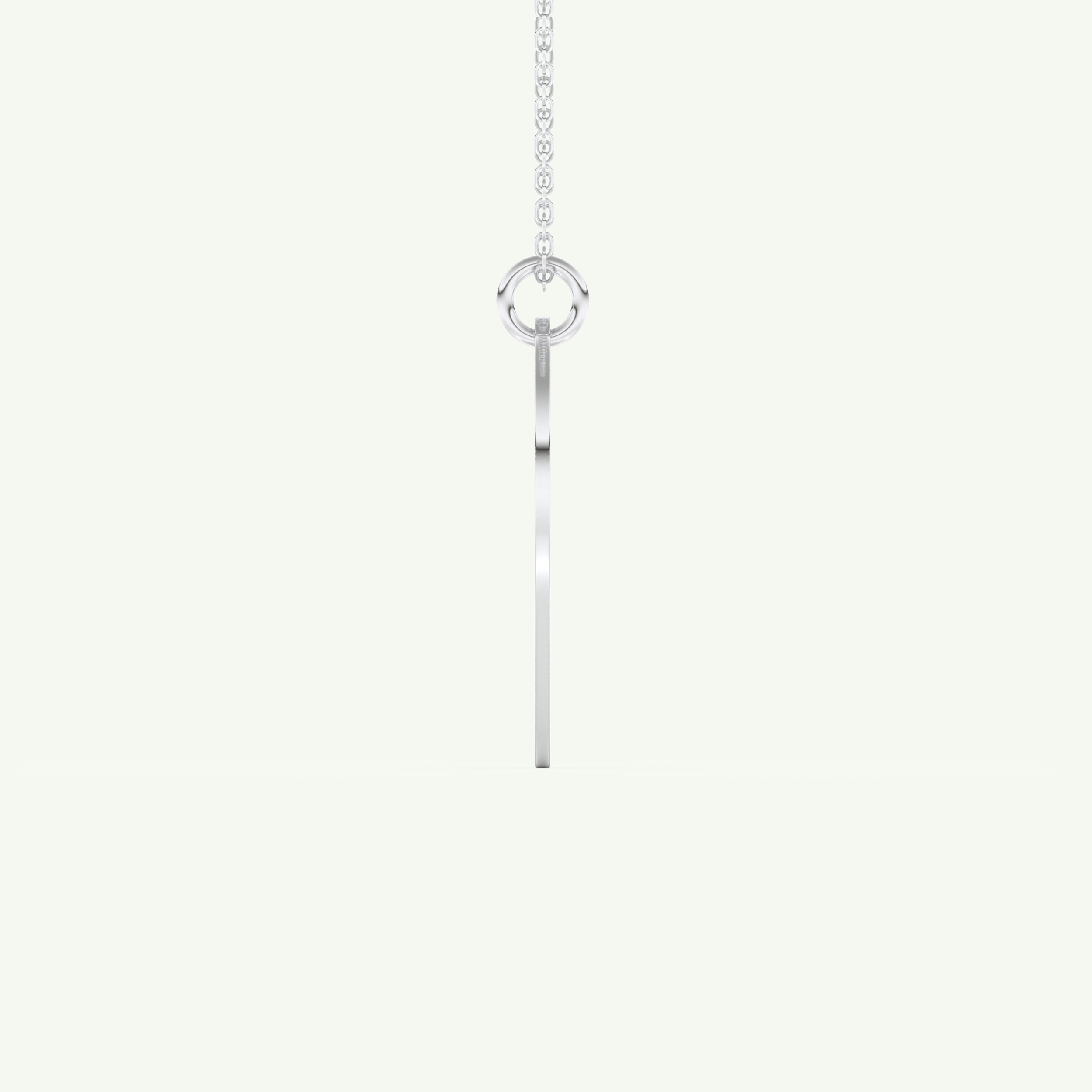 Classic Engravable Pendant Necklace 13