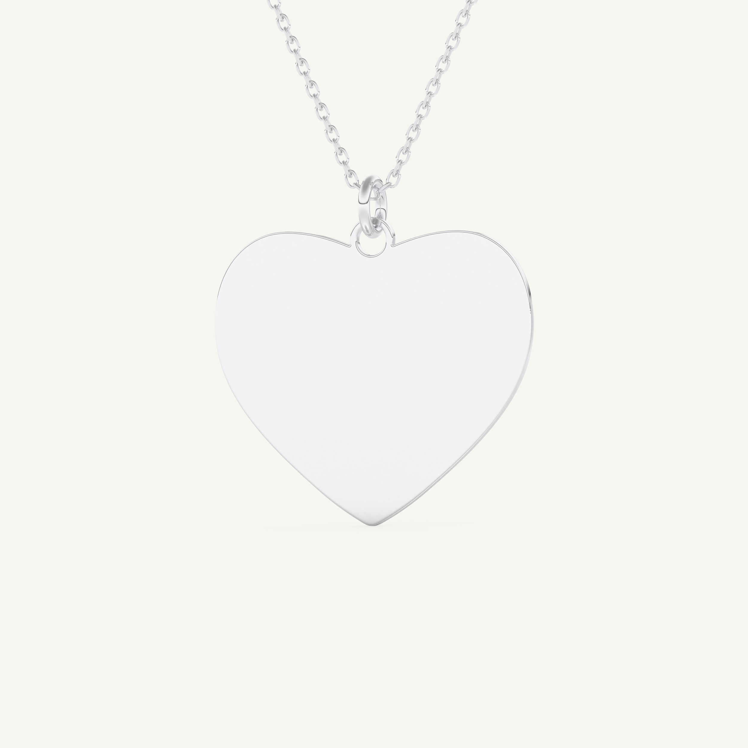 Classic Engravable Pendant Necklace 14