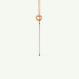 Split Heart Custom Engravable Pendant Necklace