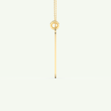 Split Heart Custom Engravable Pendant Necklace