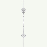 Split Heart Custom Engravable Pendant Necklace