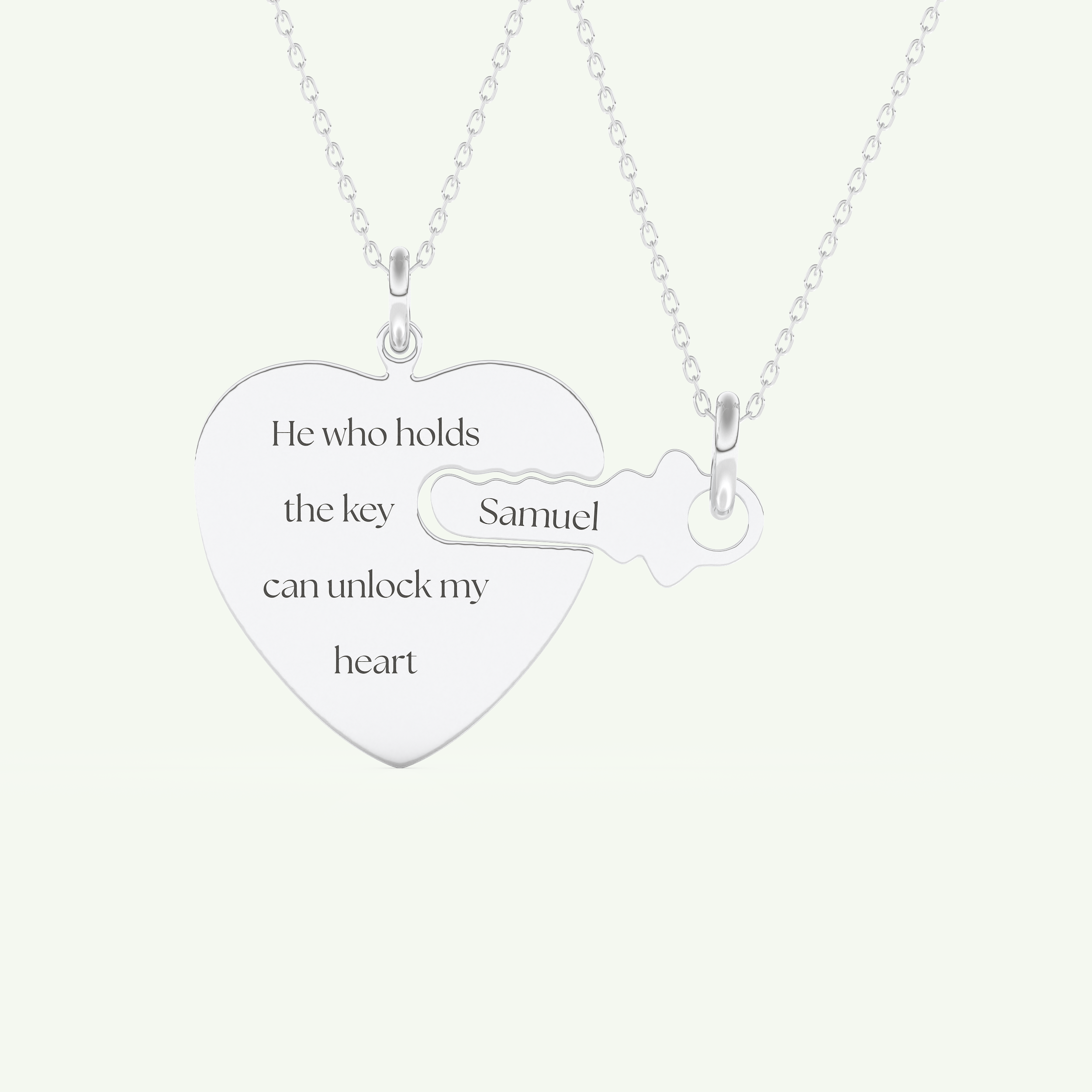 Classic Engravable Pendant Necklace 6