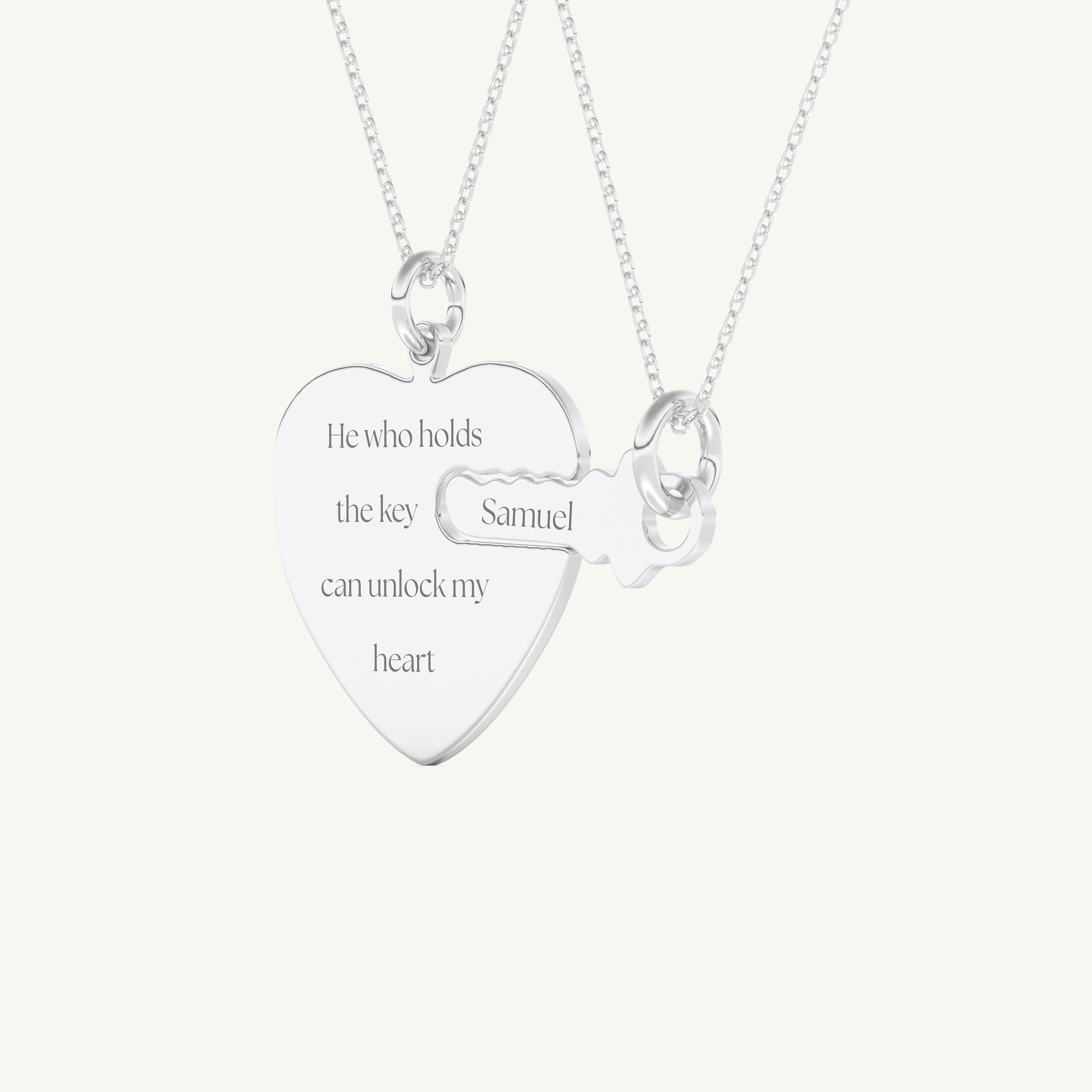 Classic Engravable Pendant Necklace 7