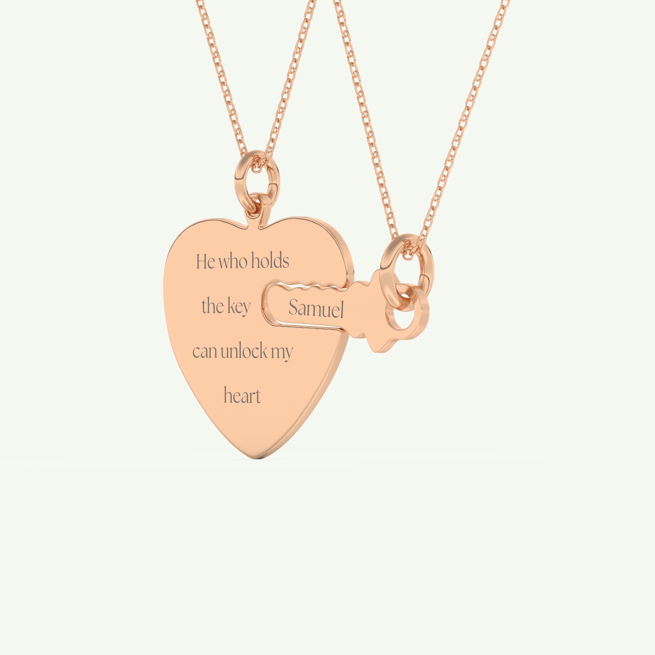 Classic Engravable Pendant Necklace 12