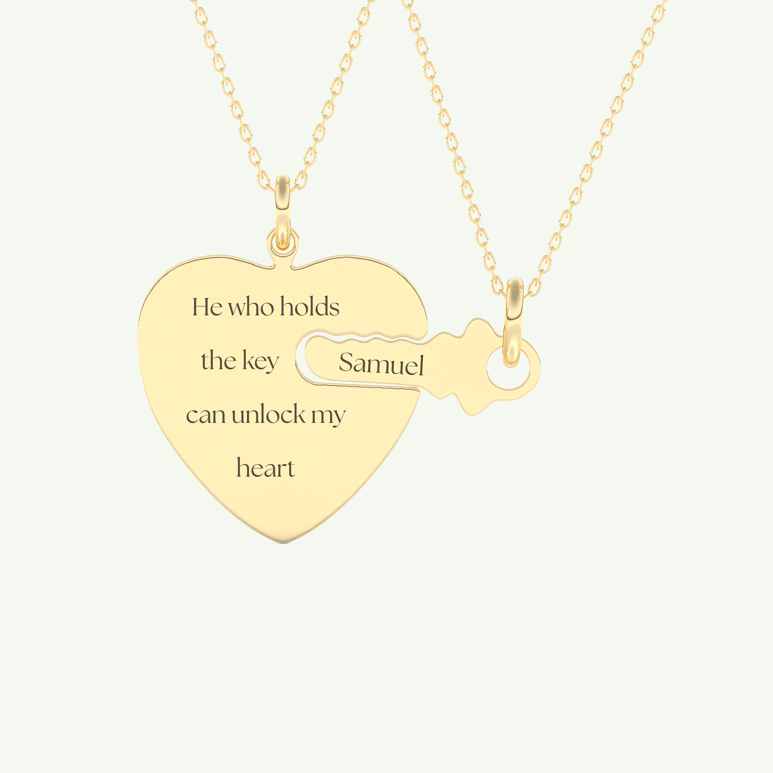 Classic Engravable Pendant Necklace 1