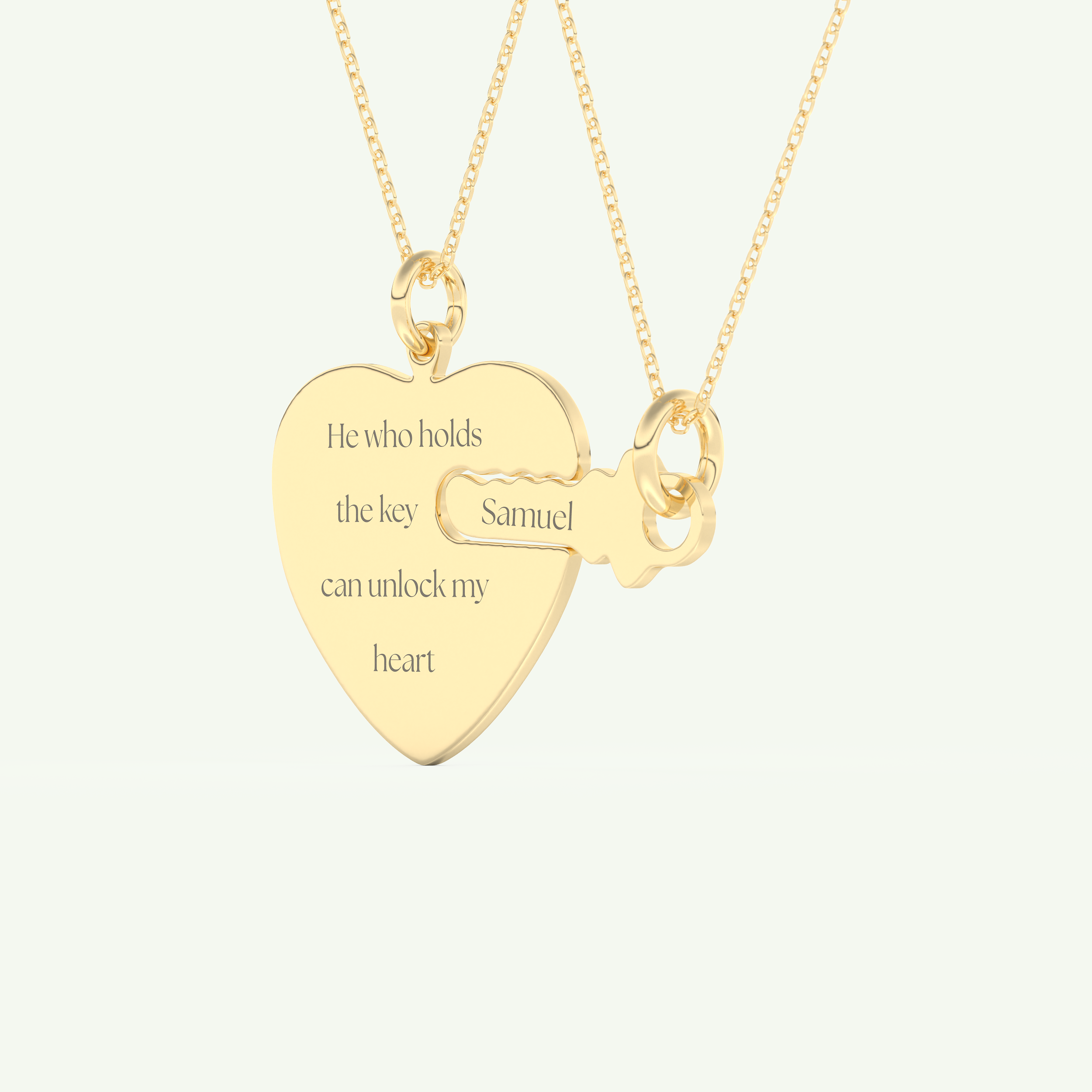 Classic Engravable Pendant Necklace 2