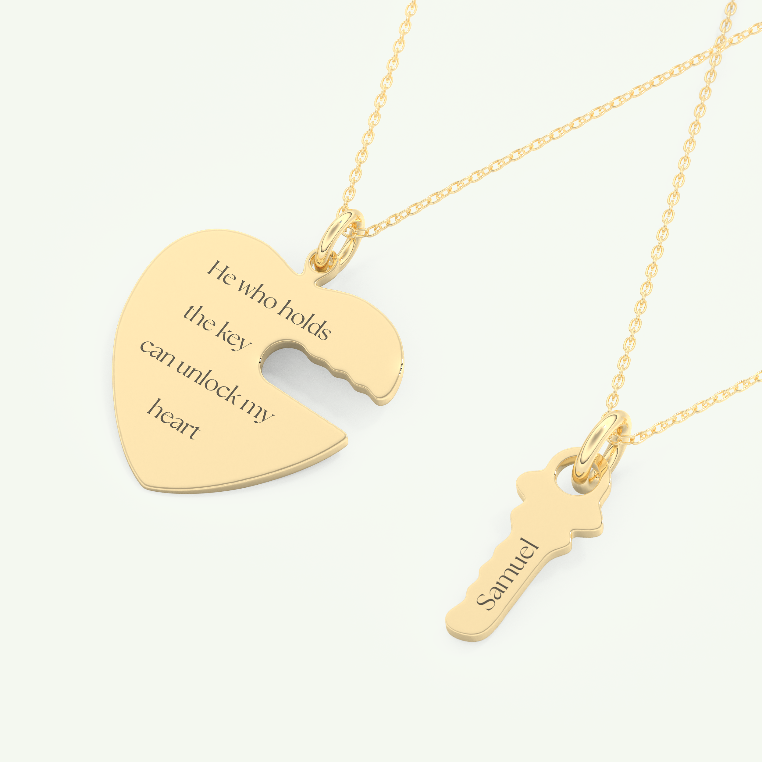 Classic Engravable Pendant Necklace 4