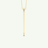 Fingerprint Engravable Pendant Necklace