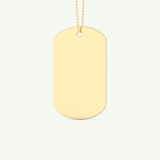 Fingerprint Engravable Pendant Necklace