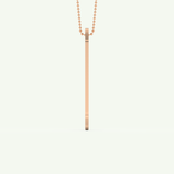 Fingerprint Engravable Pendant Necklace