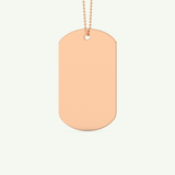 Fingerprint Engravable Pendant Necklace