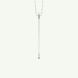 Fingerprint Engravable Pendant Necklace