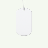 Fingerprint Engravable Pendant Necklace