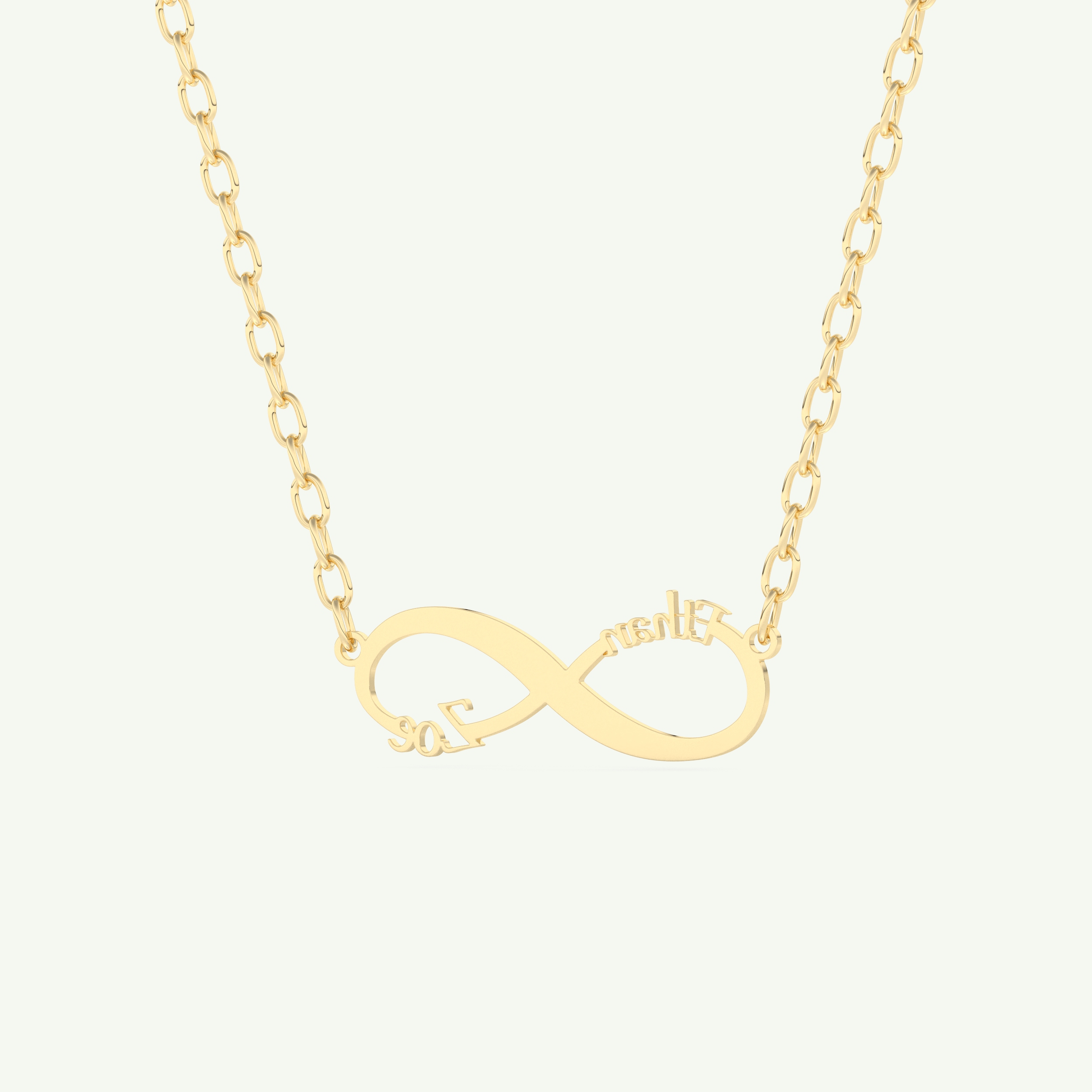 Classic Engravable Pendant Necklace 4