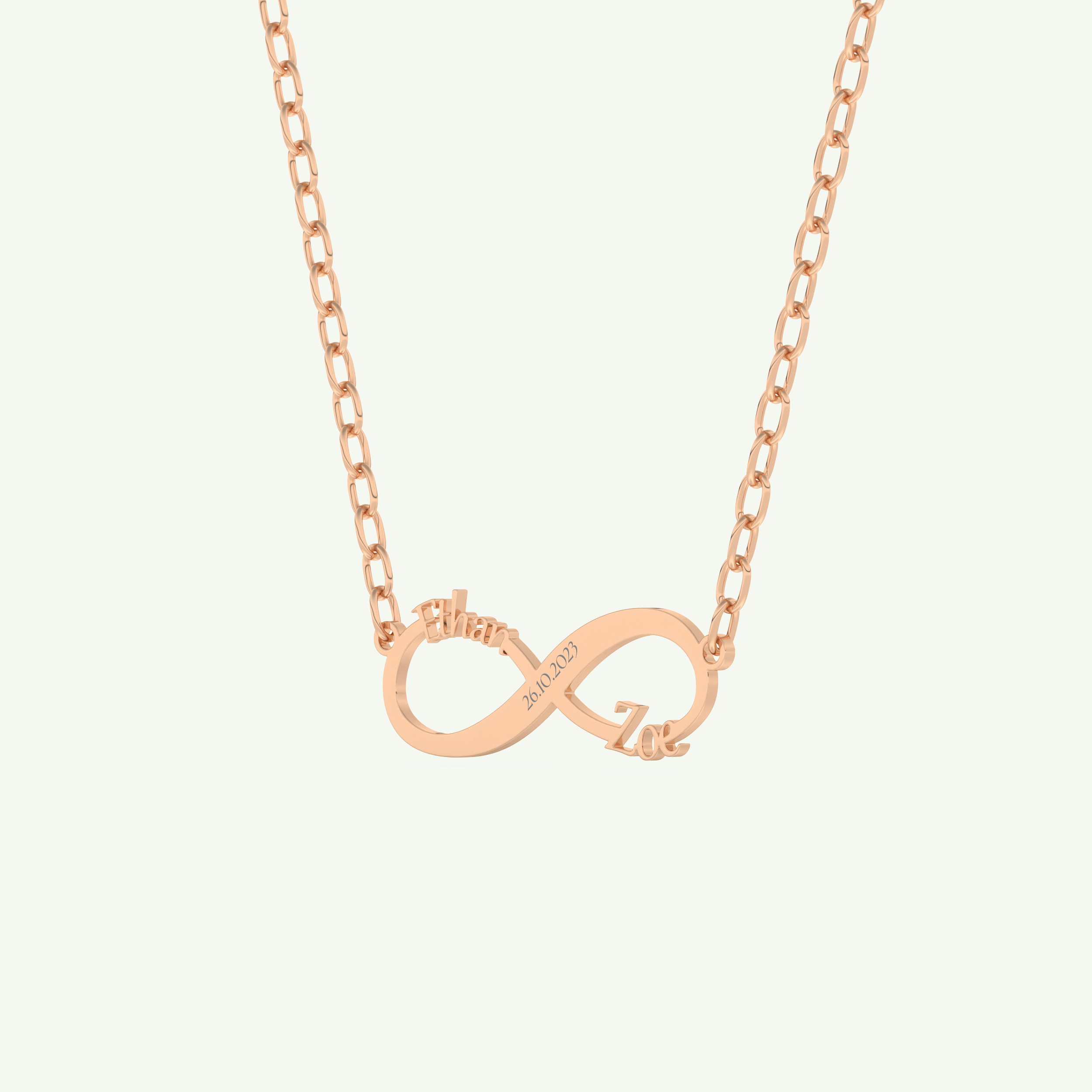 Classic Engravable Pendant Necklace 7