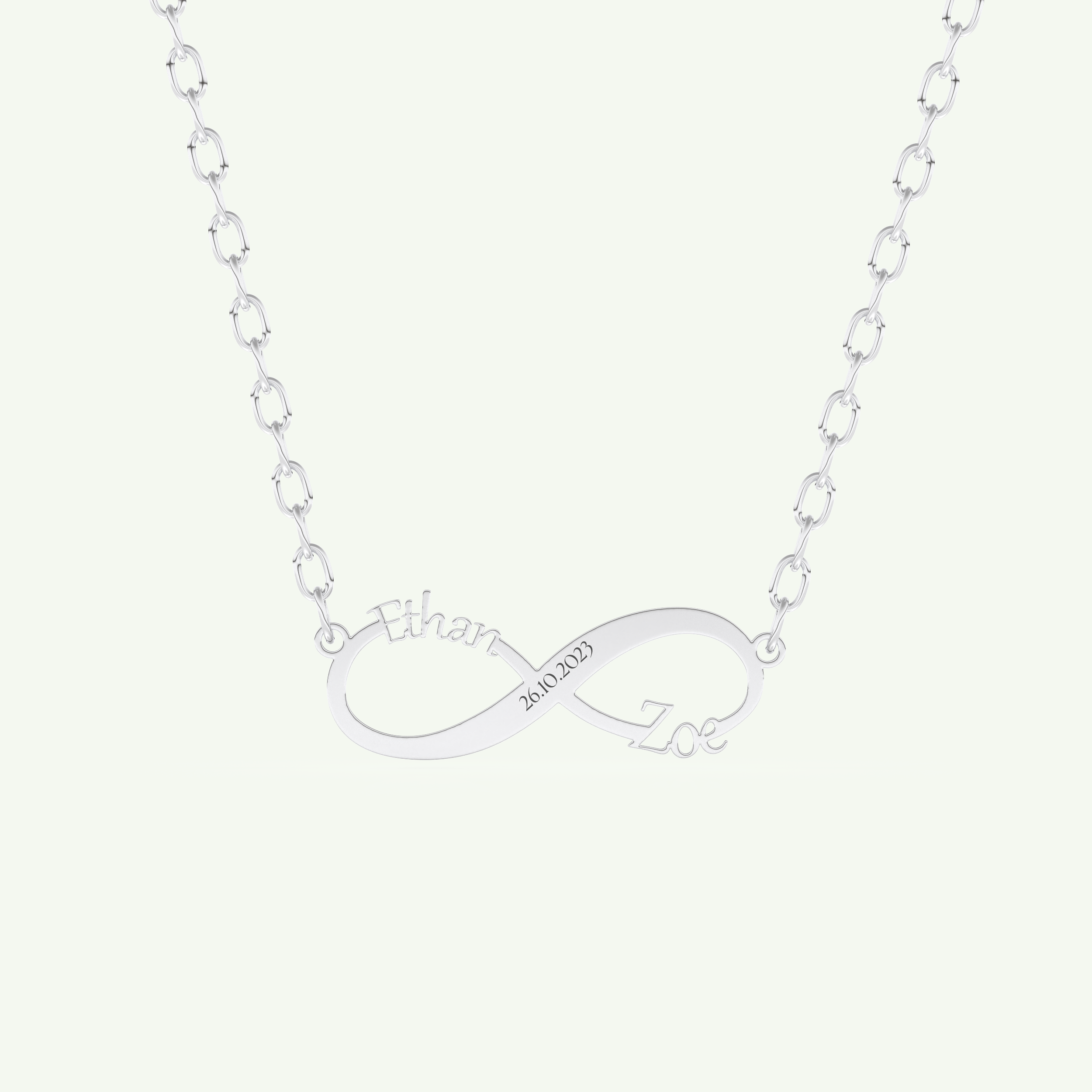Classic Engravable Pendant Necklace 11