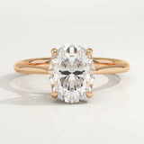1.5 CT Oval Cut Solitaire Lab-Grown Diamond Engagement Ring