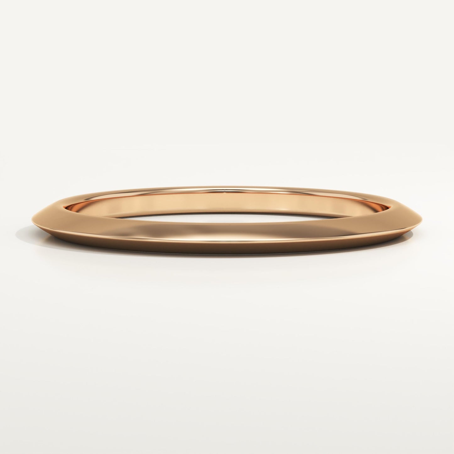 Knife Edge Wedding Band