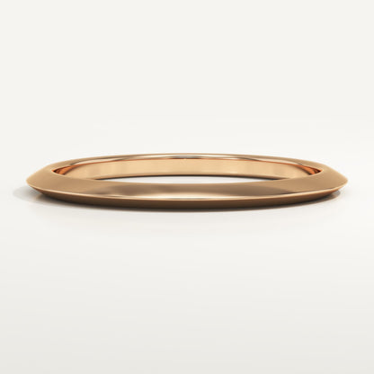 Knife Edge Wedding Band